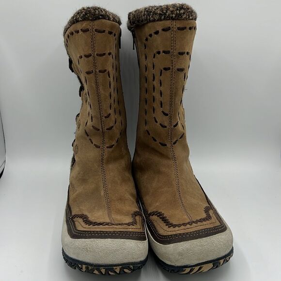 Merrell Puffin High Tan Boots Size 10 Fisherman Core B54 - Picture 5 of 13